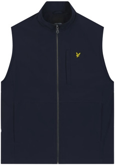 Lyle & Scott Blauwe Jk2004V Z271 Jas Lyle & Scott , Blue , Heren - S,Xs