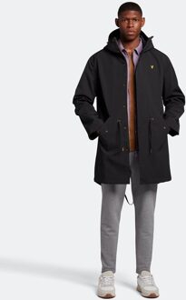 Lyle & Scott bonded parka jack in zwart