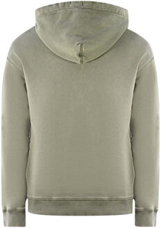 Lyle & Scott Brand Logo Green Pull-Over Hoodie Groen - XS