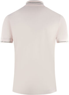 Lyle & Scott Branded Collar Stonewash Pink Polo Shirt Roze