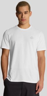 Lyle & Scott Britse Stijl Grafisch T-Shirt - Wit