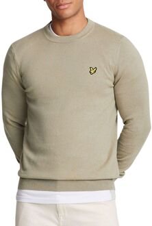 Lyle & Scott Bruine Gebreide Ronde Hals Trui Lyle & Scott , Brown , Heren - 2Xl,Xl,L,M,S