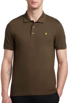 Lyle & Scott Bruine poloshirt met korte mouwen Lyle & Scott , Brown , Heren - 2Xl,L,M,S