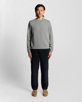 Lyle & Scott Brushback Fleece Crew Neck Sweatshirt - Grijs