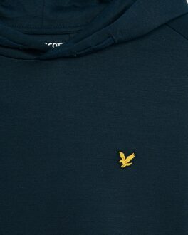 Lyle & Scott Brushback Fleece Hoodie voor jongens - Marineblauw Navy