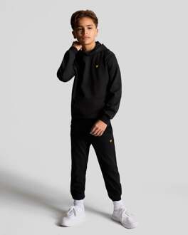 Lyle & Scott Brushback Fleece Hoodie voor jongens - Zwart