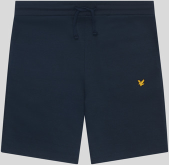 Lyle & Scott Brushback Fleece Shorts voor jongens - marineblauw Navy