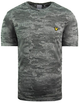 Lyle & Scott Camo Run Heren Groen T-Shirt