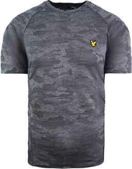 Lyle & Scott Camo Sports Heren Grijs T-Shirt - maat S