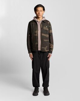 Lyle & Scott Camouflage Geïsoleerd Overshirt - Grijs