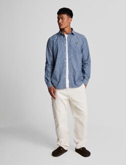 Lyle & Scott Chambray Shirt Blauw