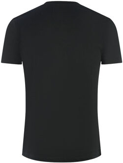 Lyle & Scott Chest Pocket Brand Logo Black T-Shirt - maat Zwart