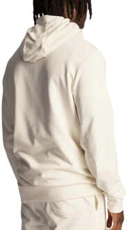 Lyle & Scott Club embleem krijt hoodie Gebroken wit