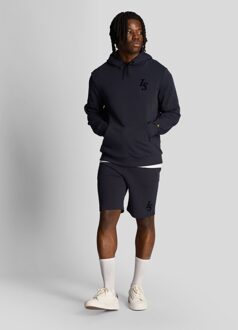 Lyle & Scott Club Emblem Donkerblauwe Hoodie - maat Navy