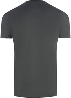 Lyle & Scott Contrast Pocket Dark Grey T-Shirt - maat S Grijs