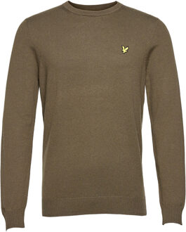 Lyle & Scott Cotton Merino Crew Jumper Lyle & Scott , Groen , Heren