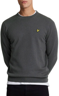 Lyle & Scott Cotton Merino Crewneck Sweater Heren - L