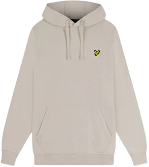 Lyle & Scott Cove pullover-hoodie met Lyle & Scott-merk Crème