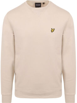 Lyle & Scott Cove pullover-trui met merk Lyle & Scott - maat XL Crème