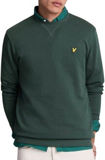 Lyle & Scott Crew Neck Sweatshirt Mid Layers Lyle & Scott , Green , Heren - 2Xl,Xl,L,M,S,Xs