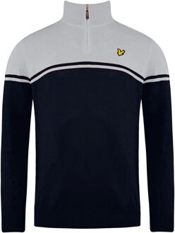 Lyle & Scott Croft Golf Heren Navy/Grijs Sweater