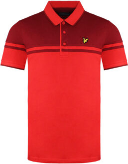 Lyle & Scott Croft-poloshirt met korte mouwen, rood, heren SP1243G Z894