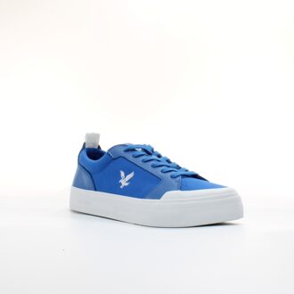 Lyle & Scott Dawson blauwe synthetische veterschoenen voor heren FW1203 Z797 - maat EU 43 / UK 9