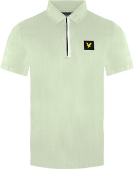 Lyle & Scott Detail Heren Poloshirt - maat M Geel