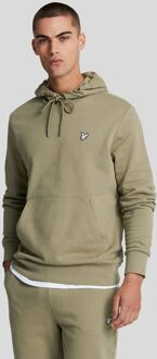 Lyle & Scott Diagonaal Geweven Franse Terry Hoodie - Woolwich Kaki