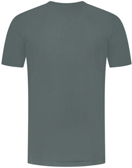 Lyle & Scott Diepgroen T-shirt met Lyle & Scott-logo op de borst