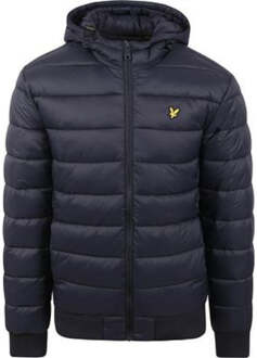 Lyle & Scott Donker marineblauw gewatteerd gewatteerd jack van Lyle & Scott