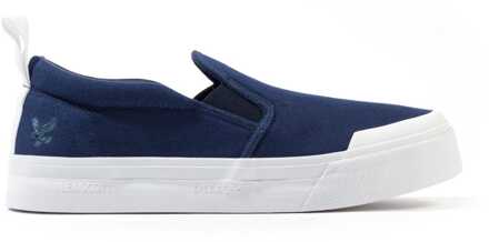 Lyle & Scott Duncan donkerblauwe canvas schoenen - maat EU 43 / UK 9 Navy