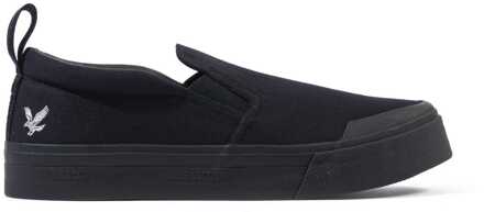 Lyle & Scott Duncan zwarte canvas schoenen - maat EU 42 / UK 8