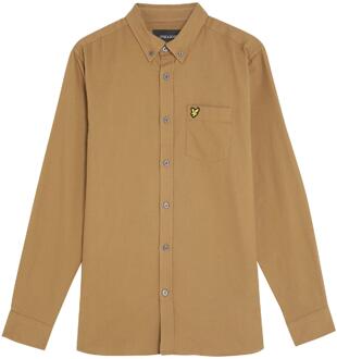 Lyle & Scott Effen Flanellen Overhemd Heren (Bruin)