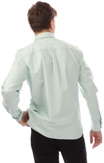 Lyle & Scott Effen heren overhemd Oxford (Blauw) - maat