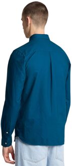 Lyle & Scott Effen heren overhemd Oxford (Marine) Navy