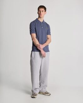 Lyle & Scott effen poloshirt - indigoblauw