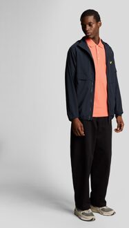 Lyle & Scott effen poloshirt - koraal