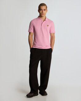 Lyle & Scott effen poloshirt - roze