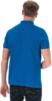 Lyle & Scott effen poloshirt voor heren, blauw - maat