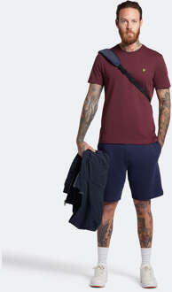 Lyle & Scott Effen T-shirt in Bourgondië - maat 2XL Bourgogne