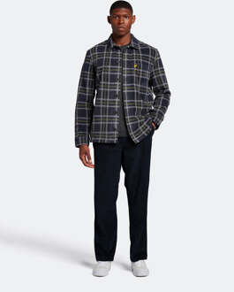 Lyle & Scott effen T-shirt in grijs - maat M Donkergrijs