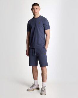 Lyle & Scott effen T-shirt - indigoblauw