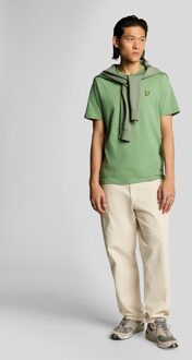 Lyle & Scott effen T-shirt - paars - XS