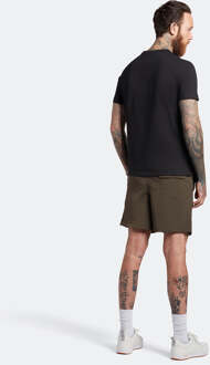Lyle & Scott effen zwemshort in olijfgroen