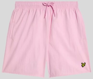 Lyle & Scott effen zwemshort - roze