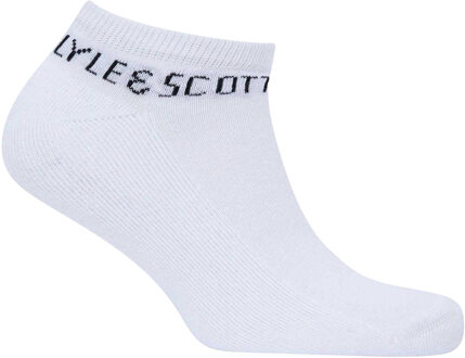 Lyle & Scott Enkelsokken heren (pak van 3) (Wit)