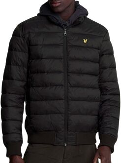 Lyle & Scott Funnel Neck Wadded Jas Heren - XXL