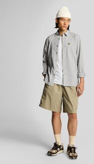Lyle & Scott Geblokt Gingham Overhemd - Grijs