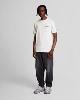 Lyle & Scott geborduurd T-shirt wit